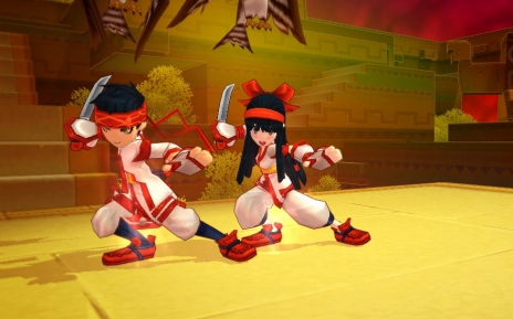 画像ギャラリー No.004のサムネイル画像 / 「LOST SAGA」にサムスピの「ナコルル」が6月20日から参戦。お供の鷹，ママハハと連携して攻撃を繰り出す