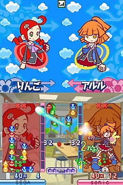 画像ギャラリー No.009のサムネイル画像 / ドアラも夢中のニンテンドーDS用ソフト「ぷよぷよ7」,CMムービー4本を掲載。Wi-Fiランキングも公開
