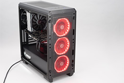画像ギャラリー No.011のサムネイル画像 / アークとプロゲームチームSunSisterのコラボPCを試す。「PUBGを快適にプレイするためのデスクトップ機」の実力は