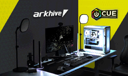 画像ギャラリー No.001のサムネイル画像 / Corsairの統合設定ソフトでLEDをまとめて制御できるゲーマー向けPCがアークから。国内初展開のCorsair製PCケースも採用
