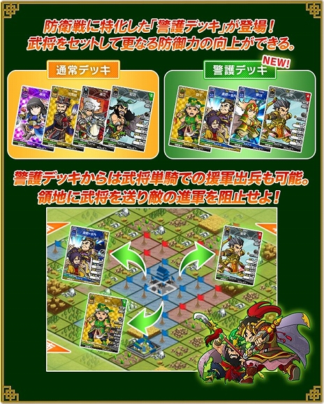 画像ギャラリー No.010のサムネイル画像 / 「ブラウザ三国志」に新機能“軍議所β版”“警護デッキ”実装。新機能を最速で遊べる新ワールドの追加も