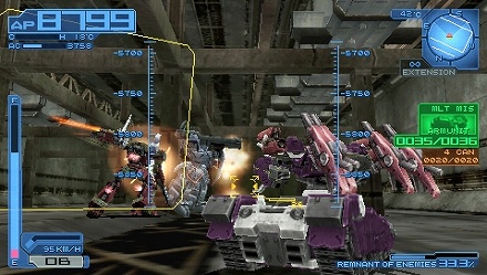 画像ギャラリー No.009のサムネイル画像 / 「ARMORED CORE 3 Portable」，新規パーツや「アリーナ」モードに登場する新ランカーAC「マーウォルス」が公開