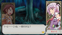 画像ギャラリー No.004のサムネイル画像 / 友好値が勝利の鍵を握る？　PSP「クイーンズブレイド スパイラルカオス」，美闘士とのコミュニケーションシステムや，figmaキュート“shift body”を紹介