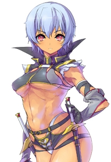 画像ギャラリー No.034のサムネイル画像 / 美は優に強く，優は強に強く，強は美に強い。PSP「クイーンズブレイド スパイラルカオス」バトルシステムの見どころなどを，豊富な絵素材と共に紹介