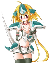 画像ギャラリー No.092のサムネイル画像 / 敵は自分達!?　「クイーンズブレイド スパイラルカオス」，美闘士達にそっくりな「ドッペンルゲンガー」と美少女型モンスターを紹介