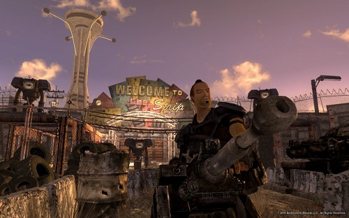 画像ギャラリー No.002のサムネイル画像 / 北米地域での発売が迫る「Fallout: New Vegas」のビデオダイアリー第5弾が公開に。“New Vegas”のメインストリートの様子を確かめよう