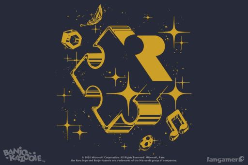 画像ギャラリー No.007のサムネイル画像 / 「バンジョーとカズーイの大冒険」のぬいぐるみやTシャツ，ピンバッジが発売予定