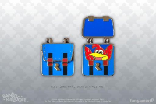 画像ギャラリー No.008のサムネイル画像 / 「バンジョーとカズーイの大冒険」のぬいぐるみやTシャツ，ピンバッジが発売予定