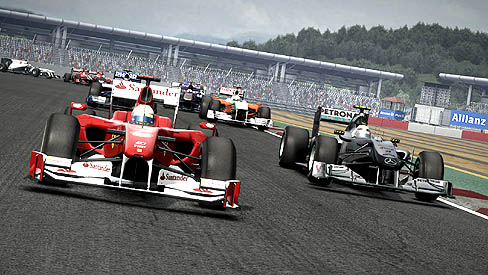 画像ギャラリー No.003のサムネイル画像 / 「F1 2010」で,別次元のスピード体験を。コードマスターズの最新作は,F1のすべてをあますところなく再現した,F1ドライバー「なりきり」レースゲームだ