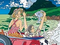 わたせせいぞう氏の描いた100点のイラストが楽しめる，「ゆっくり楽しむ 大人のジグソーパズルDS わたせせいぞう LOVE 海とブルー」が6月25日に発売
