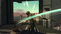 画像ギャラリー No.011のサムネイル画像 / ［TGS 2009］日本刀と銃が織り成す二重奏が快感！Wii専用FPS「レッドスティール2」のプレイレポートを掲載