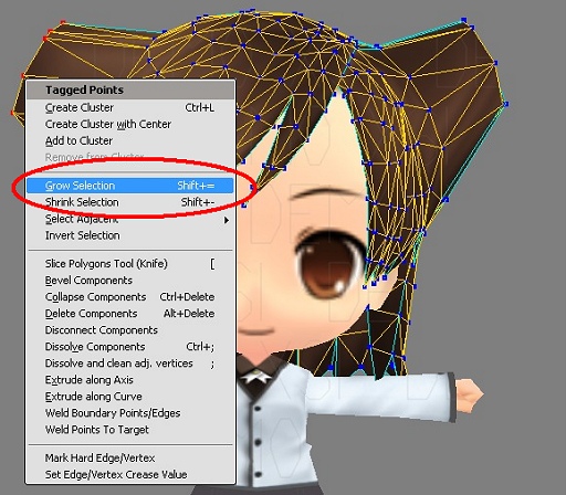 画像ギャラリー No.020のサムネイル画像 / 完全図解「ソーシャルゲームSynthe」,XSI Mod Toolでアバターを加工してみる