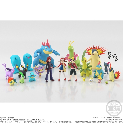 画像ギャラリー No.001のサムネイル画像 / ジョウト地方のポケモンやトレーナーが約1/20のフィギュアに。シリーズ第2弾「ポケモンスケールワールド ジョウト地方」が2020年1月に発売決定