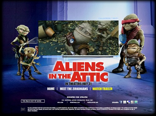 画像ギャラリー No.001のサムネイル画像 / 映画「Aliens in the Attic」，今夏の公開と同時期にゲーム発売