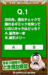 画像ギャラリー No.005のサムネイル画像 / お宝画像が見られる？「どき魔女ぷらす」どき魔女検定ブログパーツ