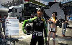画像ギャラリー No.010のサムネイル画像 / ジャックナイフ！　ウィリー！　スーパーバイクによるレースシム「SBK 09」のデモ版をUP