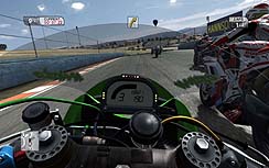 画像ギャラリー No.013のサムネイル画像 / ジャックナイフ！　ウィリー！　スーパーバイクによるレースシム「SBK 09」のデモ版をUP