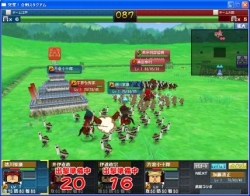 画像ギャラリー No.009のサムネイル画像 / ハンゲーム，オンライン合戦アクション「突撃！合戦スタジアム」のクローズドβテストを本日14：00より開始。「当日募集枠」もあり
