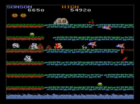 画像ギャラリー No.005のサムネイル画像 / カプコン,Wii「バーチャルコンソールアーケード」への参入を発表。第1弾タイトルは懐かしの「ソンソン」