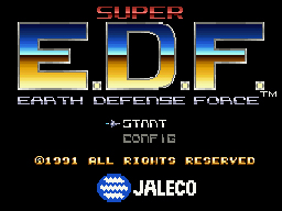 画像ギャラリー No.001のサムネイル画像 / ジャレコのSTG「SUPER E.D.F.」,バーチャルコンソールで本日配信