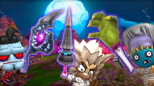 画像ギャラリー No.001のサムネイル画像 / 「Happy Wars」アイテムショップ値下げキャンペーンを実施。3種類の武器も追加