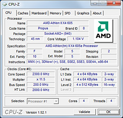 画像ギャラリー No.004のサムネイル画像 / 「Athlon II X4 605e」「Athlon II X2 240e」レビュー。TDP 45W版クアッド＆デュアルコアCPUをチェックする