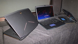 画像ギャラリー No.003のサムネイル画像 / 完全新作となったALIENWAREのノートPCを写真で見る。デザインは「戦艦」から「ステルス戦闘機」に!?