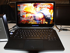 ［CES 2016］有機ELパネル搭載のゲーマー向けノートPC「ALIENWARE 13 OLED」が初披露。価格は1449ドルから