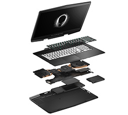 画像ギャラリー No.004のサムネイル画像 / ALIENWARE,ゲーマー向け薄型ノートPCの新モデルとなる完全新作「m17」および第2世代「m15」を発表