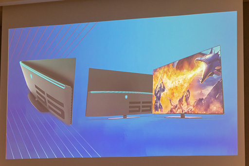 画像ギャラリー No.004のサムネイル画像 / ALIENWARE,55インチ4K有機EL,120Hz駆動のディスプレイを2019年中頃に市場投入。ノートPC向けの240Hz駆動パネルは春に