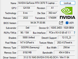 画像ギャラリー No.006のサムネイル画像 / 【PR】DellのノートPC「Alienware m15 R7」は,デスクトップPC並みの性能を詰め込んだハイエンドなゲームPCだ
