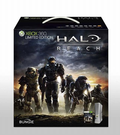 画像ギャラリー No.004のサムネイル画像 / メタリックシルバーがクールな限定デザインの新型Xbox 360同梱，「Xbox 360 Halo: Reach リミテッド エディション」が9月15日に発売