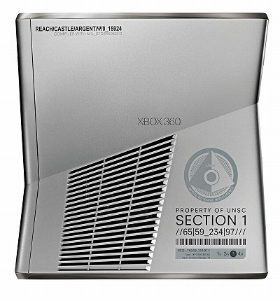 画像ギャラリー No.006のサムネイル画像 / メタリックシルバーがクールな限定デザインの新型Xbox 360同梱，「Xbox 360 Halo: Reach リミテッド エディション」が9月15日に発売