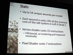 画像ギャラリー No.015のサムネイル画像 / ［GDC 2010］ゾンビの切り刻み方，教えます。「Left 4 Dead 2」におけるダメージ表現手法をValveが解説
