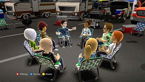 画像ギャラリー No.001のサムネイル画像 / Microsoftが「Avatar Kinect」を期間限定で無料公開。バーチャル空間でアバターを使ったチャットが可能に
