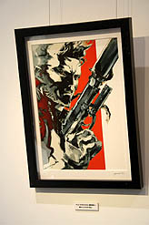 画像ギャラリー No.016のサムネイル画像 / 「METAL GEAR SOLID」の新川洋司アートディレクターによる展示会が開催中。オープニングイベントではライブアートを披露