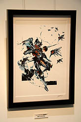 画像ギャラリー No.018のサムネイル画像 / 「METAL GEAR SOLID」の新川洋司アートディレクターによる展示会が開催中。オープニングイベントではライブアートを披露