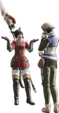 画像ギャラリー No.020のサムネイル画像 / 「FINAL FANTASY XIV」の最新情報が公開。「ファイター」と「クラフター」に属する計7種類のクラスが明らかに