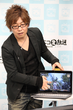 画像ギャラリー No.007のサムネイル画像 / 「ファイナルファンタジーXIV:新生エオルゼア」の最新情報が明らかになったニコニコ生放送の現場をレポート。吉田氏へのショートインタビューも掲載