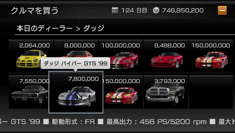 画像ギャラリー No.012のサムネイル画像 / 実車さながらのグラフィックスとリアルなドライビングフィールを手軽に楽しめる,ファン待望のシリーズ最新作。PSP版「グランツーリスモ」のレビューをUp