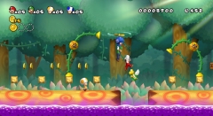 画像ギャラリー No.009のサムネイル画像 / 4人同時プレイが可能な「NewスーパーマリオブラザーズWii」は12月3日発売。完全新作のコースが80種類以上，誰でも最後までクリアできる（？）「おてほんプレイ」も