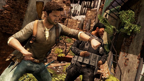 画像ギャラリー No.007のサムネイル画像 / ［Gamescom］「Uncharted 2」は，「おいおい高過ぎるだろう」といいたくなるくらい高所でのアクションシーンの迫力が満点