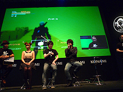 画像ギャラリー No.022のサムネイル画像 / ［TGS 2012］KONAMIの自由切断アクション「メタルギア ライジング リベンジェンス」のステージで，手島 優さんが開発陣にグラビア出演を直訴