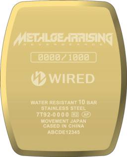 画像ギャラリー No.003のサムネイル画像 / 「MGR」とブランド「WIRED」のコラボウォッチが2013年2月に発売。予約受付中