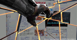 画像ギャラリー No.004のサムネイル画像 / 「メタルギア ライジング リベンジェンス」の雷電がYahoo! JAPANのトップページを“自由切断”。ユニークなプロモーションが本日スタート