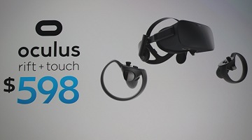 ［GDC 2017］Oculus RiftとTouchのセット価格が598ドルに