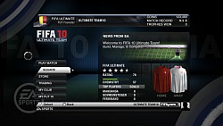 画像ギャラリー No.003のサムネイル画像 / 好調な売り上げの「FIFA10」に追加コンテンツ登場。新モードを搭載した「FIFA 10 ULITIMATE TEAM」，2010年2月配信開始