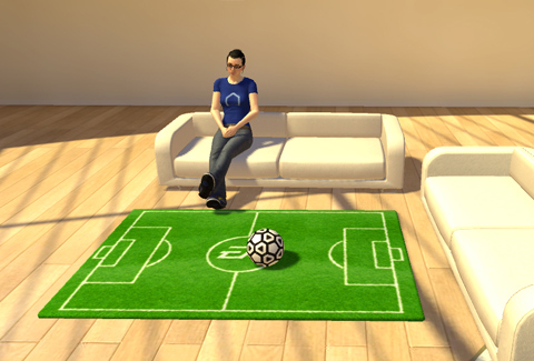 画像ギャラリー No.001のサムネイル画像 / 「FIFA10」，PlayStation Homeでクリスマスイベント。プレゼントも
