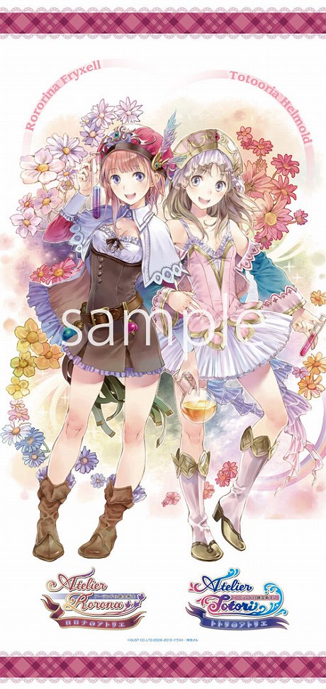 画像ギャラリー No.003のサムネイル画像 / ゲーマガが8月12日開催の「コミックマーケット80」にブース出展。縦1.2mを誇るロロナやトトリのオリジナルタペストリーほかオリジナルグッズを販売