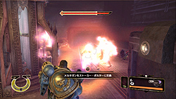 画像ギャラリー No.028のサムネイル画像 / 目立ちすぎる金と青の鎧で味方の盾となり，オルクどもを存分に屠れ！ 良質なTPS「ウォーハンマー40,000：スペースマリーン」レビュー